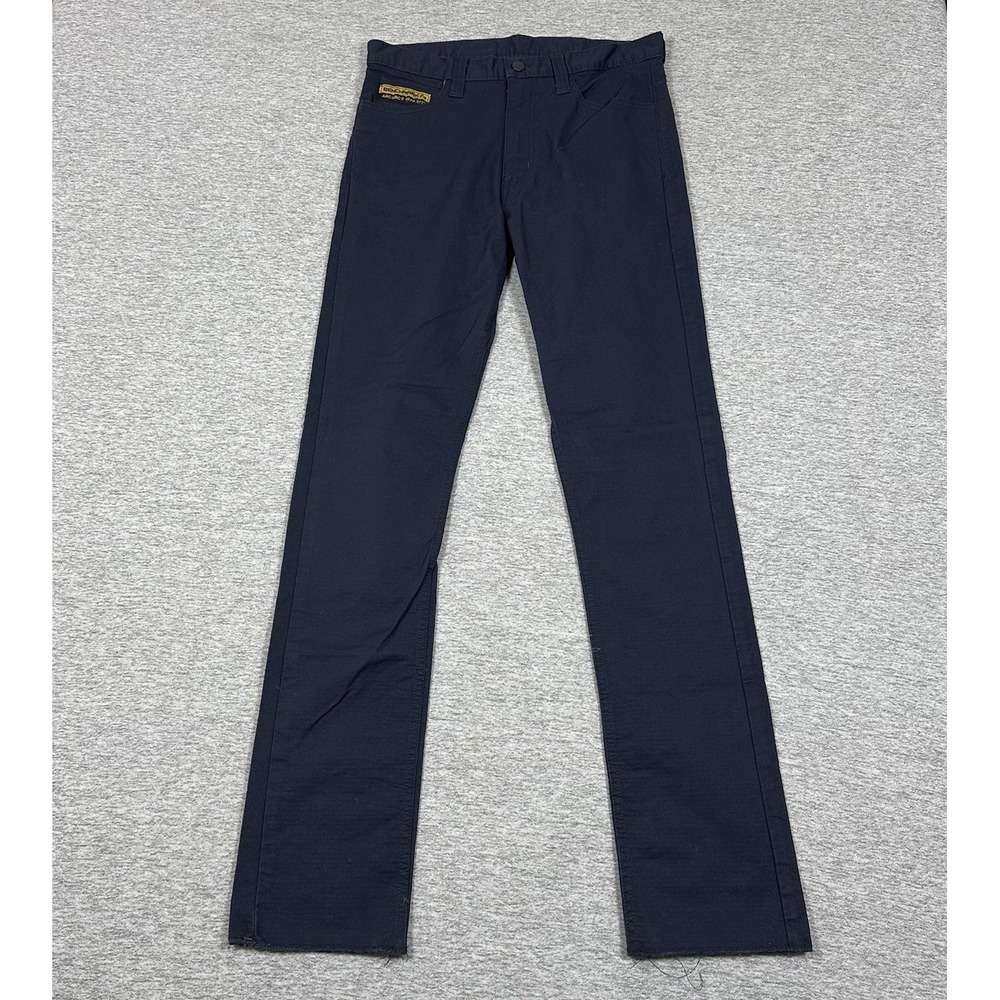 Benchmark FR Pants Mens 30 Blue Renegade Flex Ripstop Flame Resistant UNHEMMED